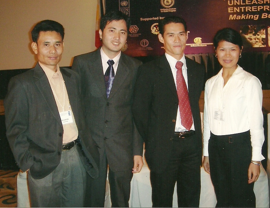 Theary Seng in Manila, 2005